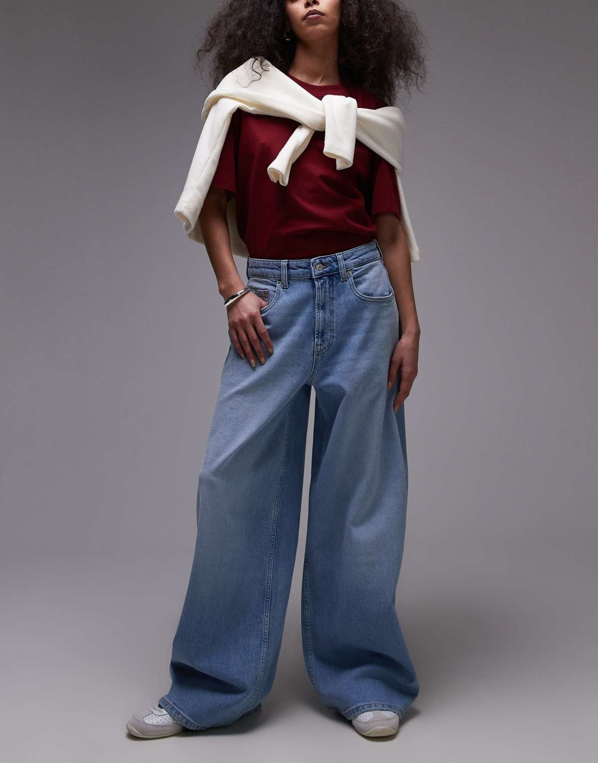 Tommy Jeans Charlie mid rise loose jeans in washed blue