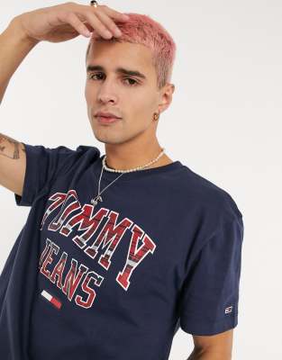 tommy jeans t shirt navy