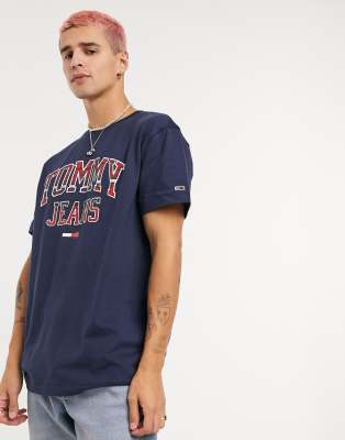 tommy jeans t shirt collegiate