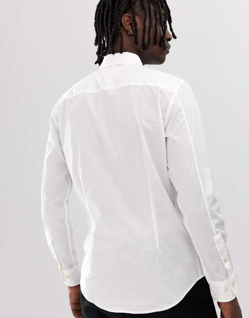 Tommy Jeans - Chemise ajustée stretch - Blanc, 2 de 4
