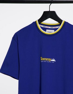 tommy jeans blue shirt