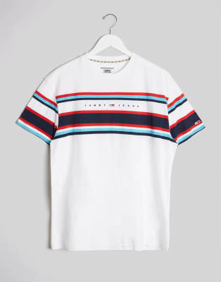 tommy jeans chest logo tee