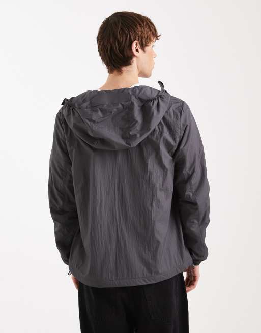 Tommy Jeans - Chicago - Fleece jack met capuchon in donkergrijs , 3 van 5