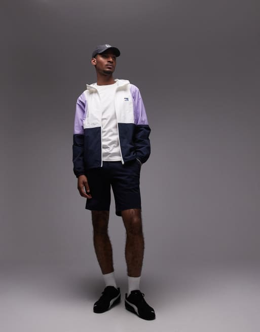Tommy Jeans – Chicago – Granatowo-liliowa kurtka wiatrówka, 3 z 4
