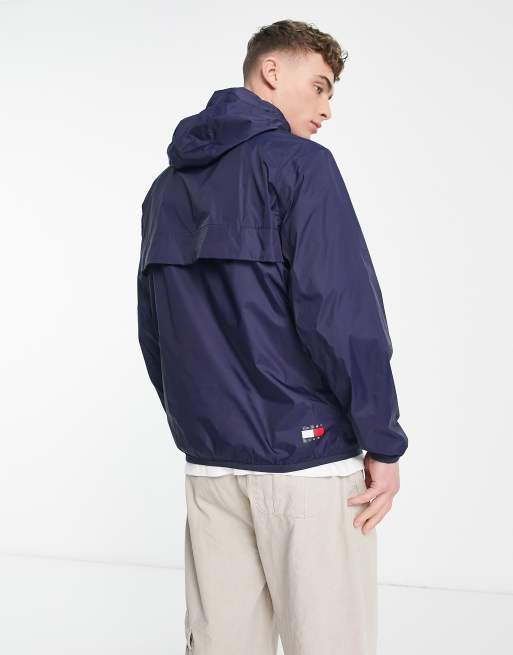 Tommy basic zip outlet anorak