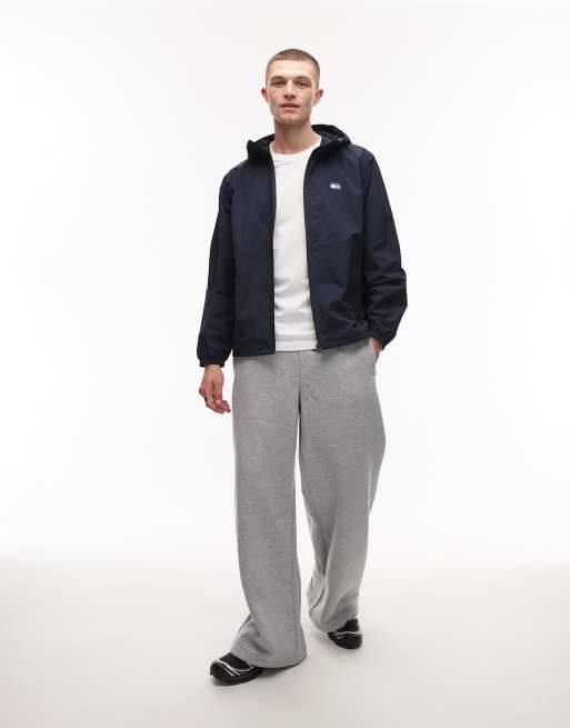 Tommy Jeans chicago windbreaker jacket in navy | ASOS