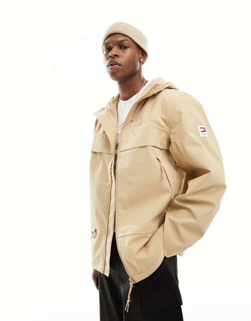 Tommy Jeans – Chicago – Windjacke in Beige
