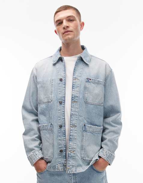 Tommy Jeans - Chore - Giacca in denim lavaggio chiaro - view 1