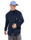 [Tommy Jeans] Tommy Jeans chunky cord shirt in navy XS Dark Night Navy