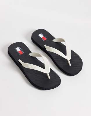 Tommy Jeans Chunky Flip Flops With Logo In Multi