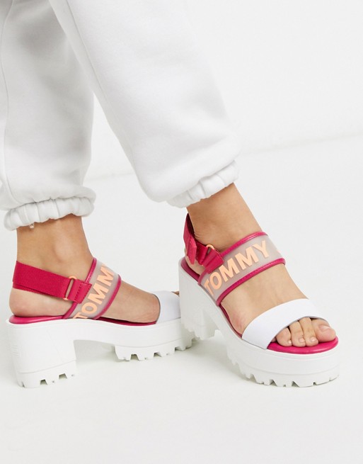 Tommy Jeans chunky heeled sandals