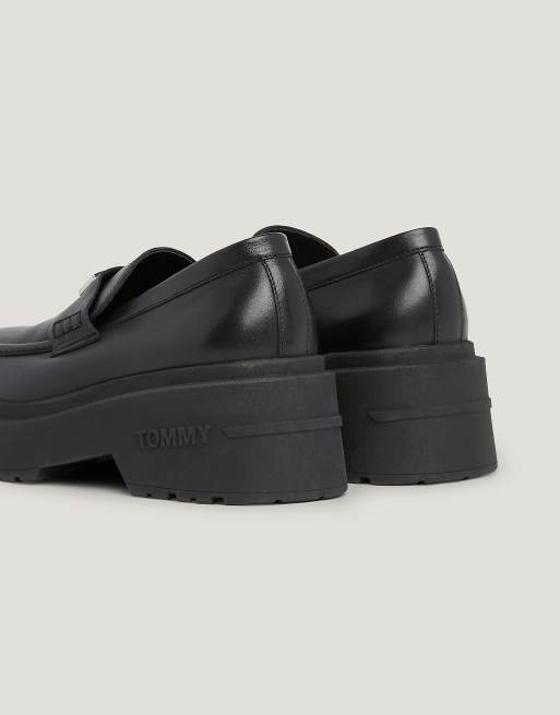 Tommy hilfiger platform store loafers