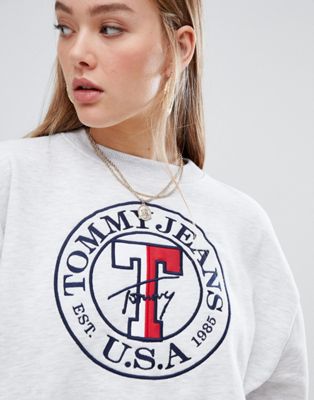 tommy hilfiger circle logo sweatshirt