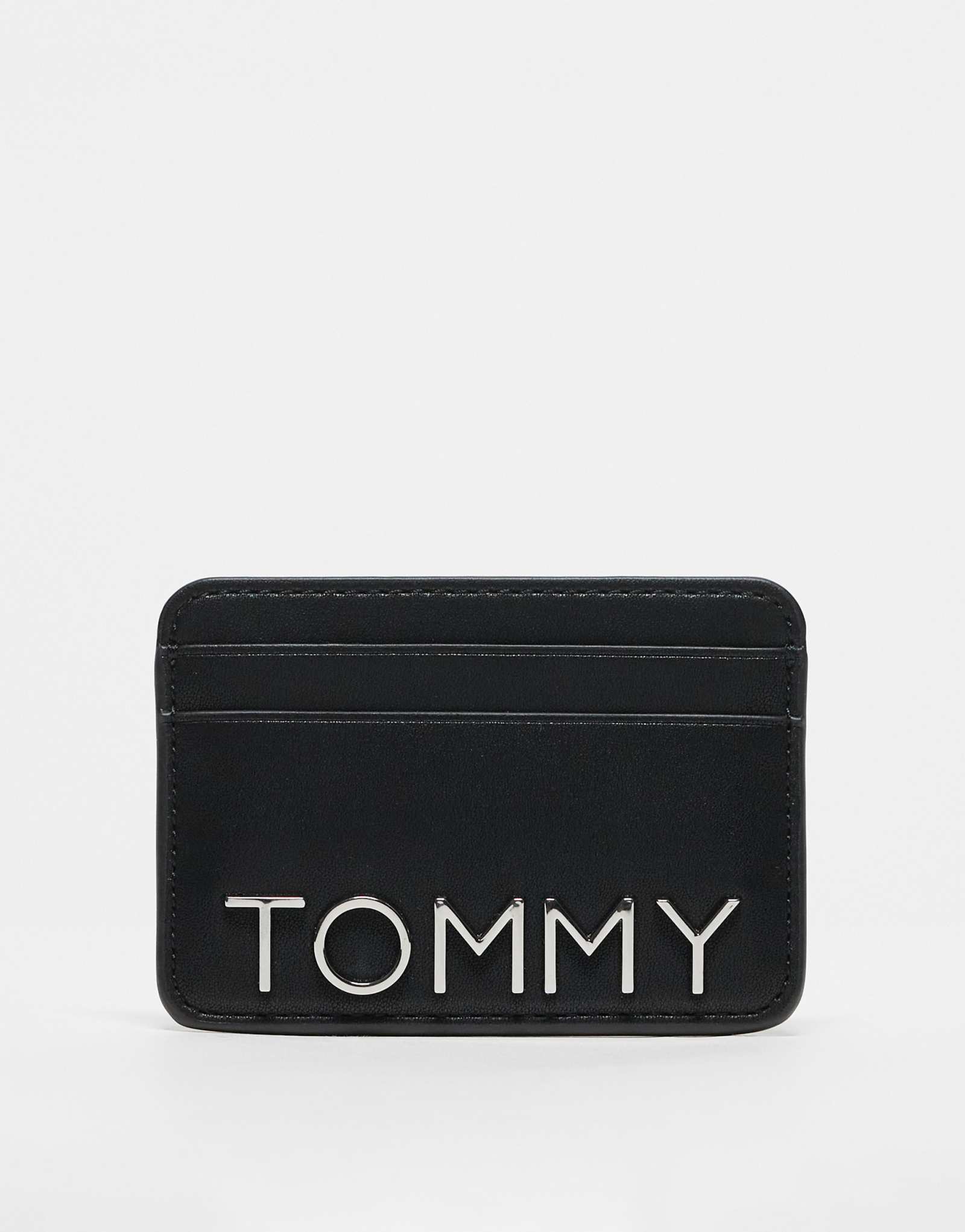 Яркая визитница Tommy Jeans city черного цвета