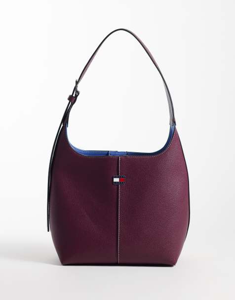 Tommy Jeans city bucket bag in brown - view 1