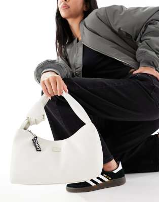 Tommy Jeans Tommy Jeans city girl shoulder bag in cream-White