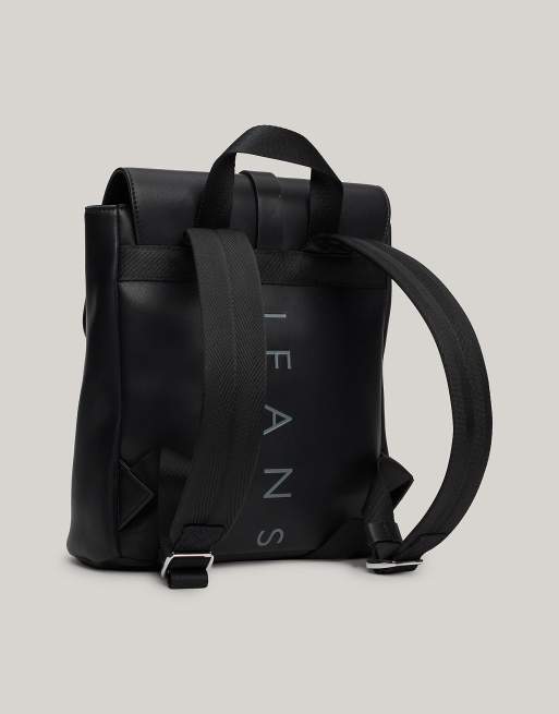Tommy Jeans - City - Sac à dos avec logo en métal - Noir