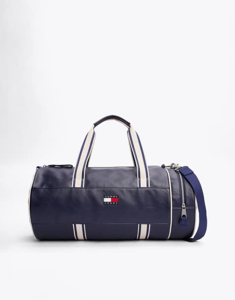 Tommy Jeans - City - Sac de sport polochon à logo - Bleu foncé - view 1