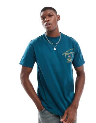 Tommy Jeans City Signature Back Print T-shirt In Green
