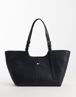 Tommy Jeans City Tote Bag In Black