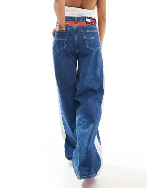 Tommy Jeans Claire archive high rise wide jeans in mid wash, 5 of 5