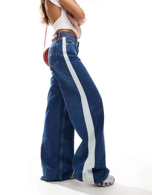 Tommy Jeans - Claire Archive - Jeans ampi a vita alta lavaggio medio