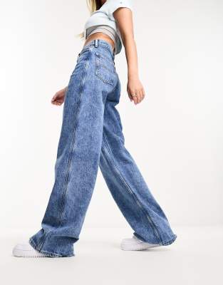 Tommy Jeans Claire high rise wide leg jeans in light wash