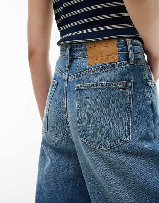 Tommy Jeans Claire high rise wide pocket jeans in blue, 5 of 7