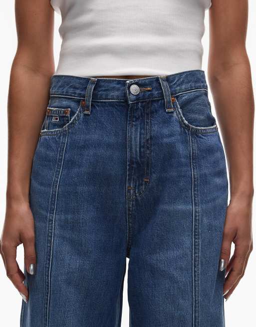 Tommy Jeans - Claire - Højtaljede jeans i mellemvask med sømme foran, 5 af 5