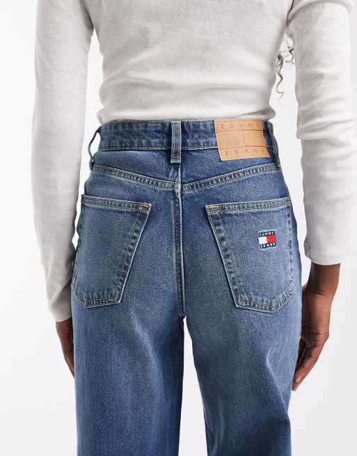 Tommy Jeans - Claire - Jeans a fondo ampio e vita alta lavaggio blu medio, 5 di 5