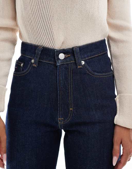 Tommy Jeans - Claire - Jeans a vita alta lavaggio scuro con risvolto, 5 di 5