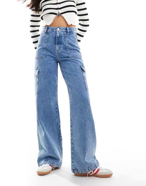 Tommy Jeans - Claire - Jeans ampi a vita alta lavaggio medio multitasche - view 1