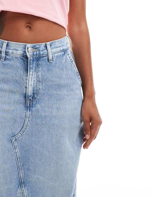 Jupe En Jeans évasée High Use By Claire Campbell - Taille 38 - Couleur Gris/bleu - Neuve Sans étiquettes