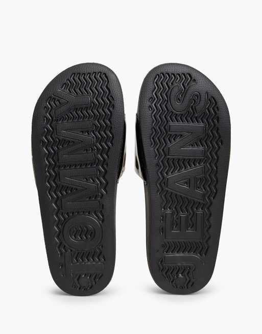 Tommy Jeans claquettes vernies noires, 5 de 7