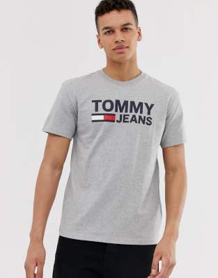 tommy jeans classic logo t shirt