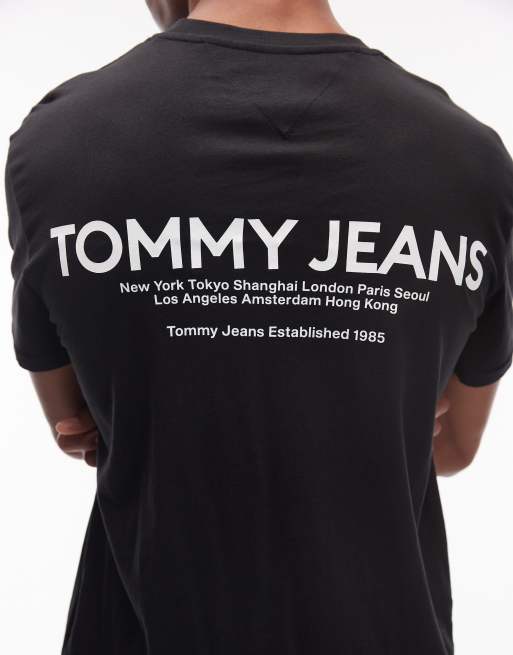 Tommy Jeans – Classic – Czarny T-shirt z nadrukiem na plecach, 5 z 5
