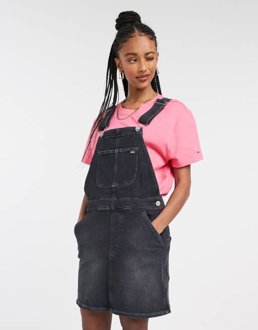 Tommy jeans hot sale classic dungaree dress