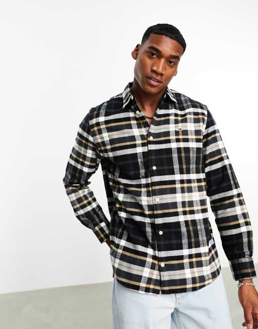 Tommy jeans check shirt new arrivals