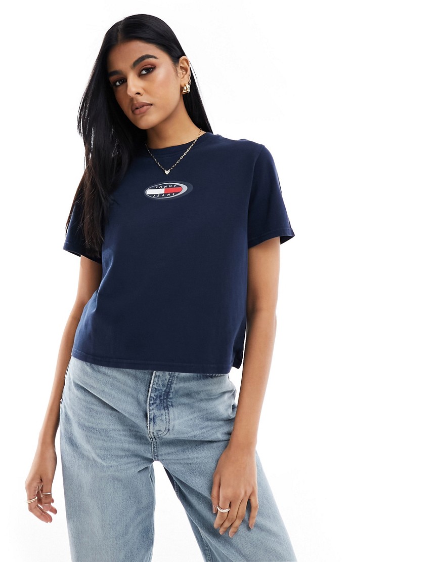Tommy Jeans Classic Fit T-Shirt in Black