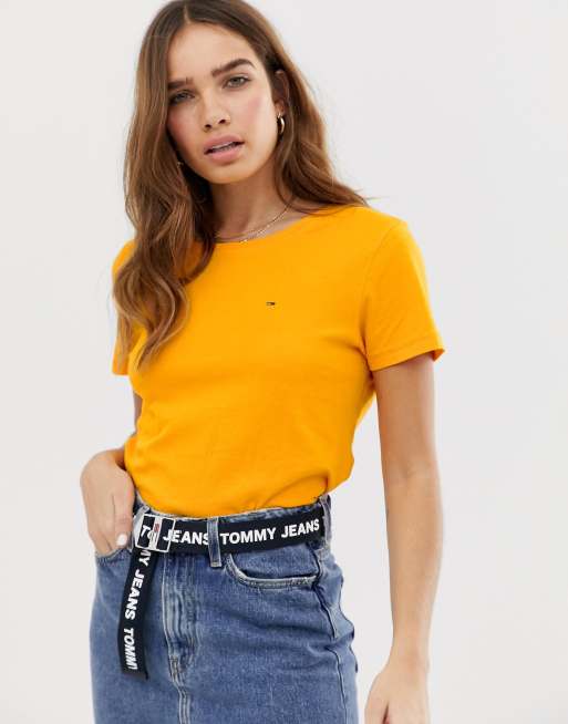 Tommy Jeans classic logo cotton t shirt ASOS