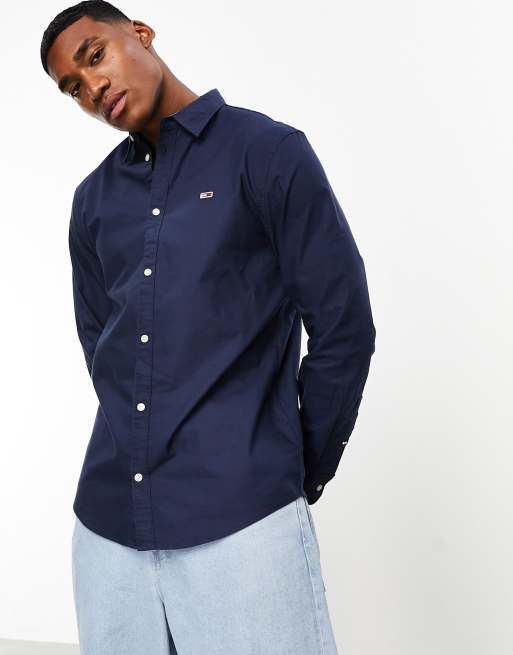 Navy blue tommy deals shirt