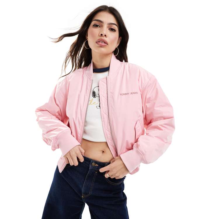 Tommy Jeans Leichte Daunenjacke Damen Altrosa Tommy Jeans