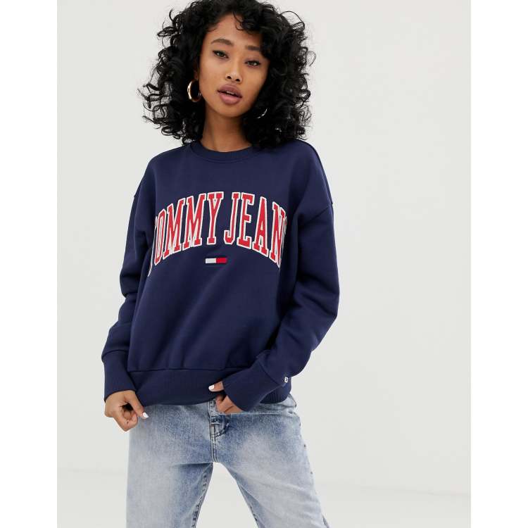 Tommy jeans tjw collegiate hot sale sweat