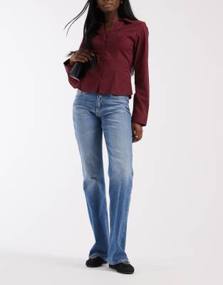 Tommy Jeans - Cleo - Bootcut-Jeans in mittelblauer Waschung mit mittelhohem Bund