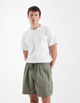 Club-Shorts aus Nylon in Khaki-Grün Grün 46
