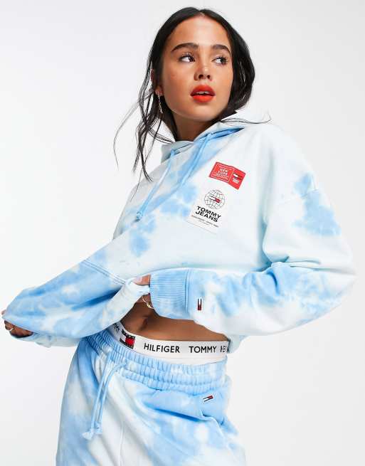 Tommy jeans shop tie dye hoodie