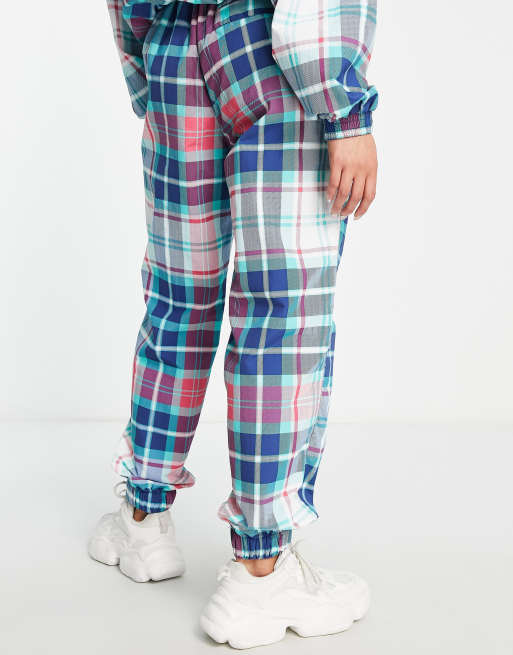 Tommy Jeans co-ord plaid casual trousers in multi | ASOS