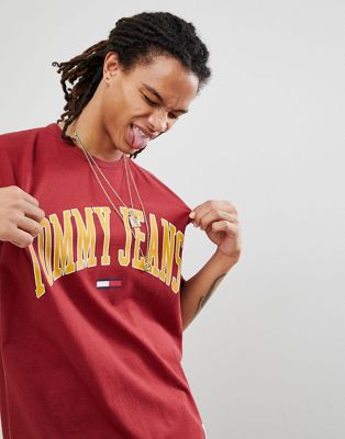 tommy jeans collegiate t shirt