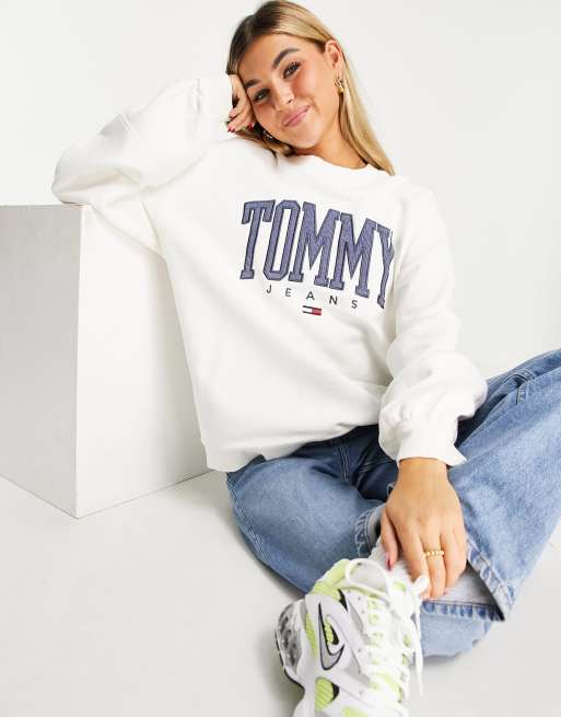 Tommy jeans best sale collegiate jumper