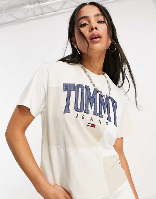 Tommy jeans collegiate logo shop tee